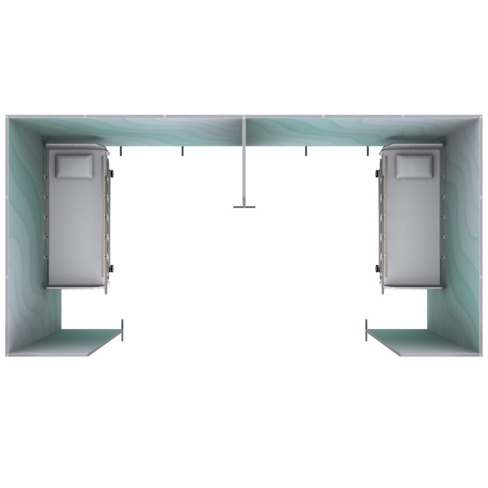 QSEG Isolation Room — Double Isolation Room / Full Custom Print